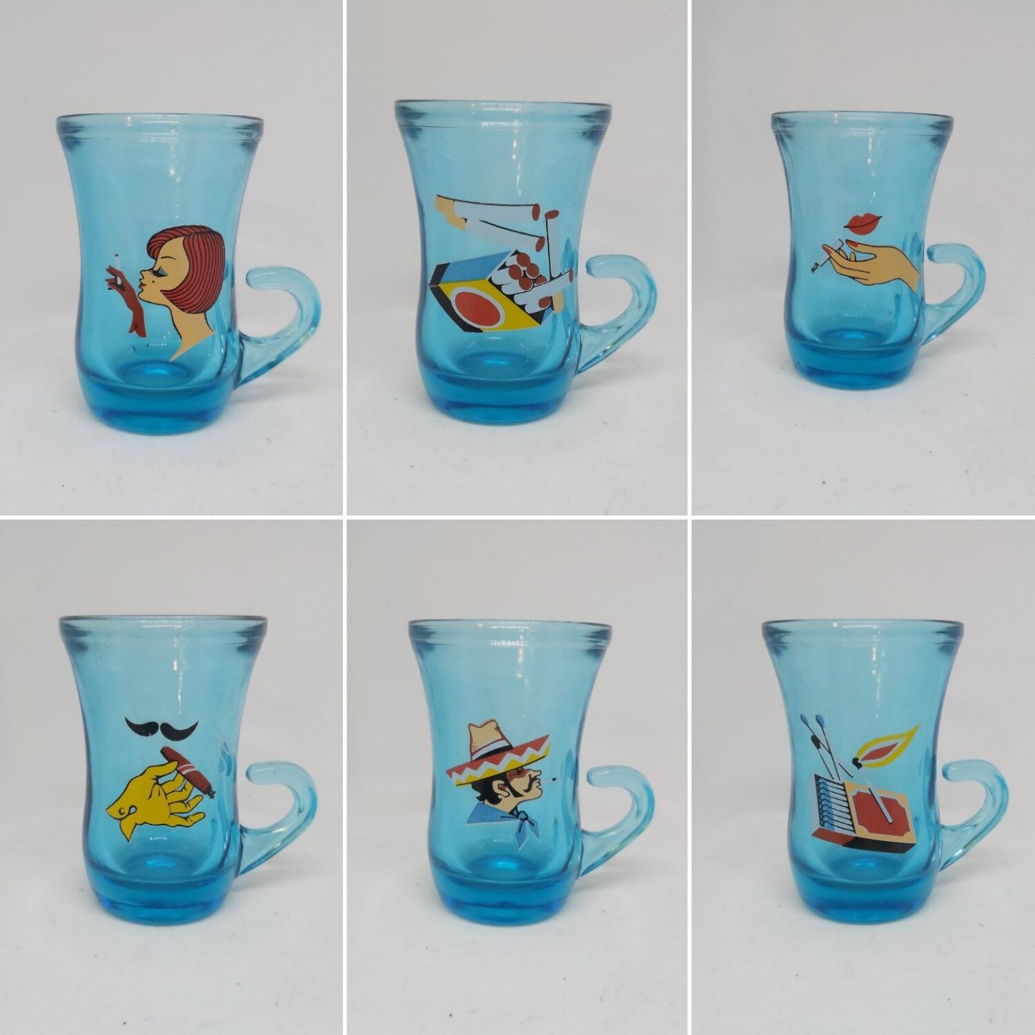 Digestive glasses from the 70s