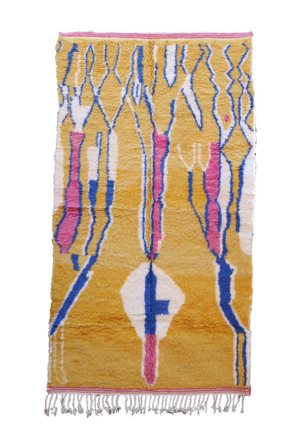Modern Berber Rug - 259 x 145 cm