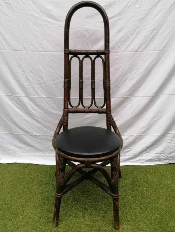 Lot de 4 chaises en bambou