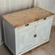 Parisian sideboard with blue-grey patina