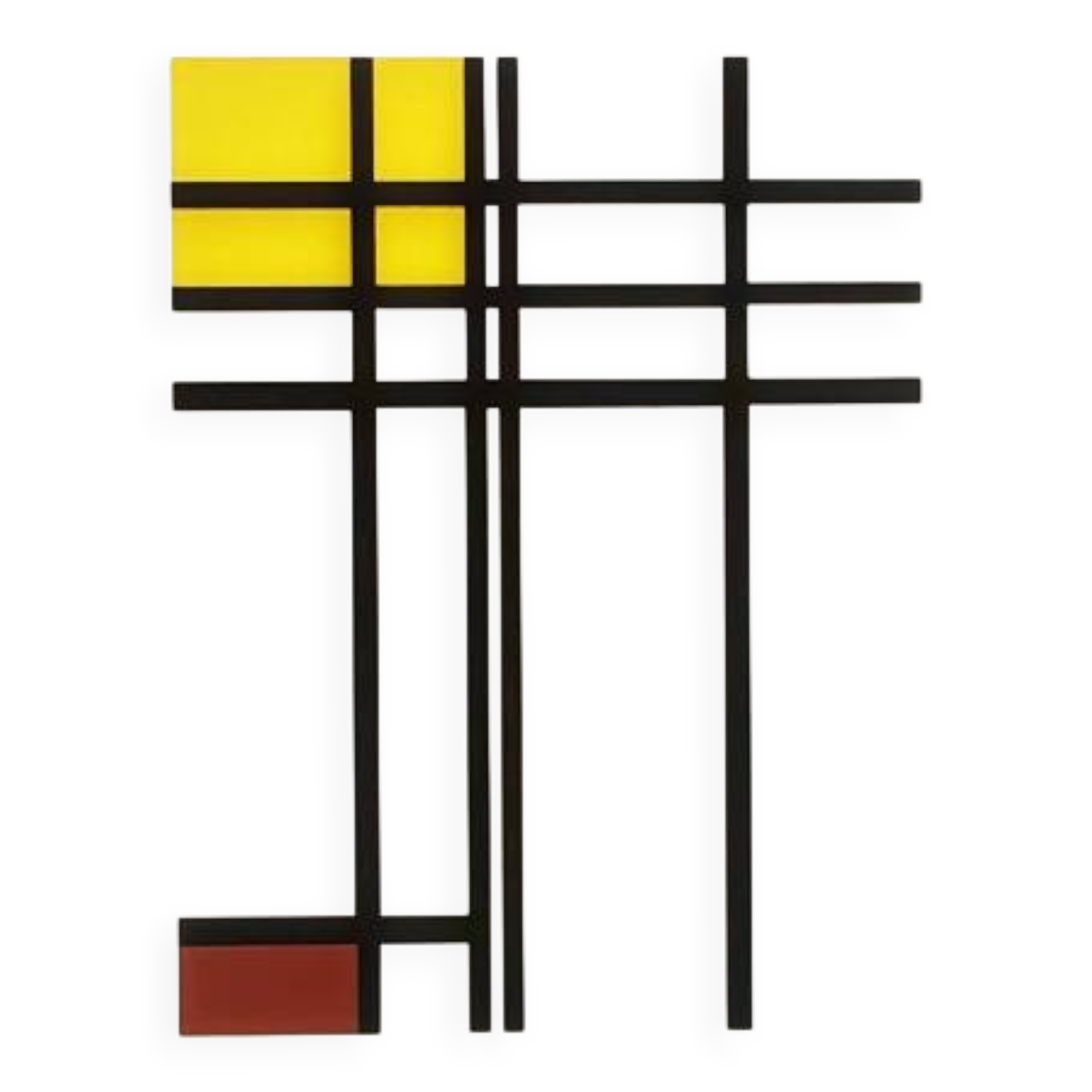 1970s Piet Mondrian Limited Edition Lithograph Numbered in Pencil.