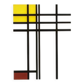 1970s Piet Mondrian Limited Edition Lithograph Numbered in Pencil.