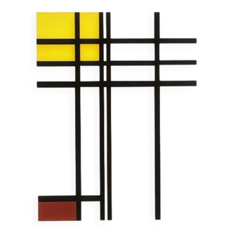 1970s Piet Mondrian Limited Edition Lithograph Numbered in Pencil.