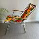 Vintage floral camping chair