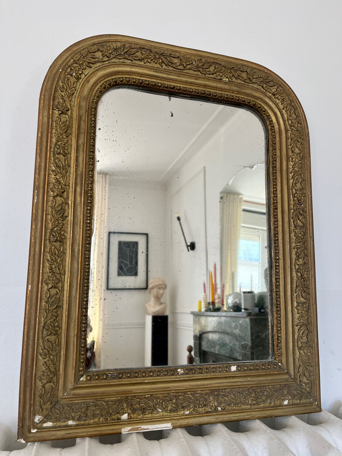 Old gilded mirror 52x40cm