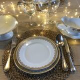 Antique porcelain table service