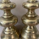 Pair of brass bookends