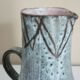 Pitcher signed Camos Vallauris, glazed ceramic, 60s/70s