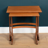 Retro Teak 1960s G Plan Fresco Nest Of Two Coffee Tables Side Tables