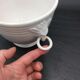Cache pot mobile coves white white ceramic signed emile tessier malicorne
