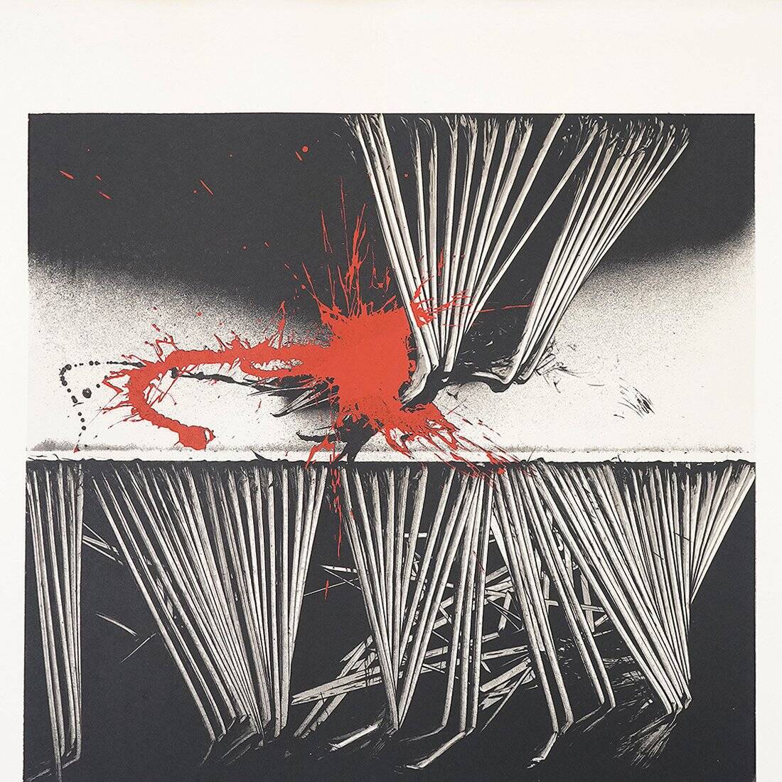 Emilio Scanavino, Composition, Colour Lithograph on Paper, 1970s
