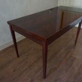 Rosewood extendable dining table, extended 189cm