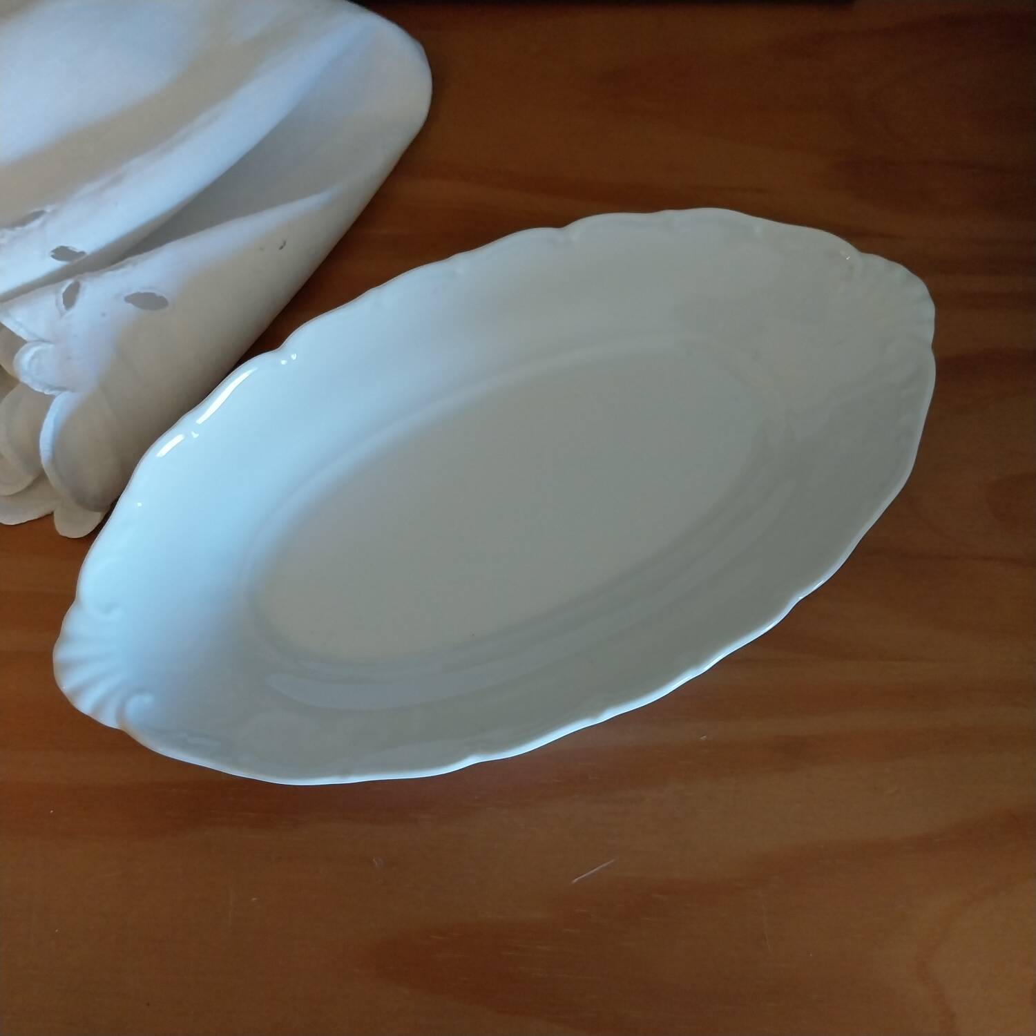 White porcelain dish