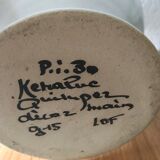 Quimper Keraluc Earthenware Pitcher Vase