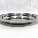Silver Metal Serving Dish