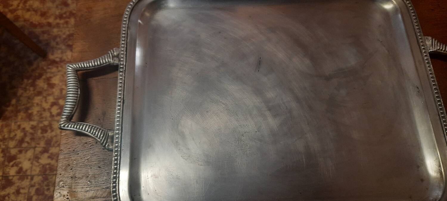 Silver-plated tray