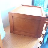 Meuble tiroirs petite commode pin vintage
