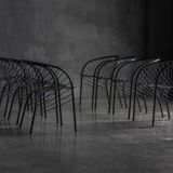 "Lizzie" chairs by Regis Portier for Paolo Pallucco, Italy, 1980s