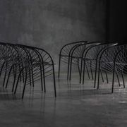 "Lizzie" chairs by Regis Portier for Paolo Pallucco, Italy, 1980s