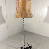 Brutalist chain & anchor floor lamp 1960’s