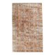 5x8 Peach Orange Handmade Wool Vintage Rug, 144x234Cm