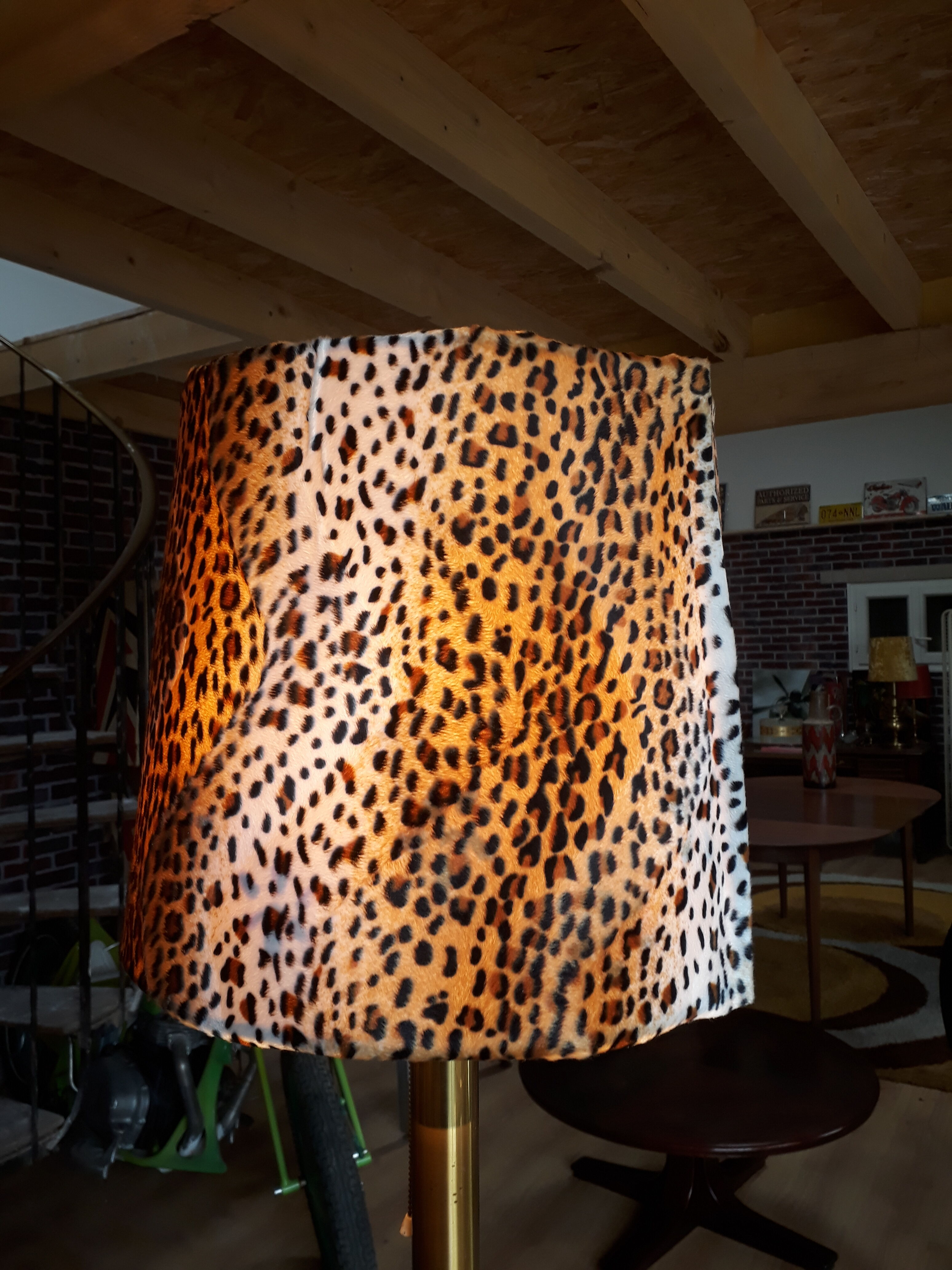 Floor lamp panther vintage 70 s