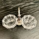 Double saleron in Baccarat crystal