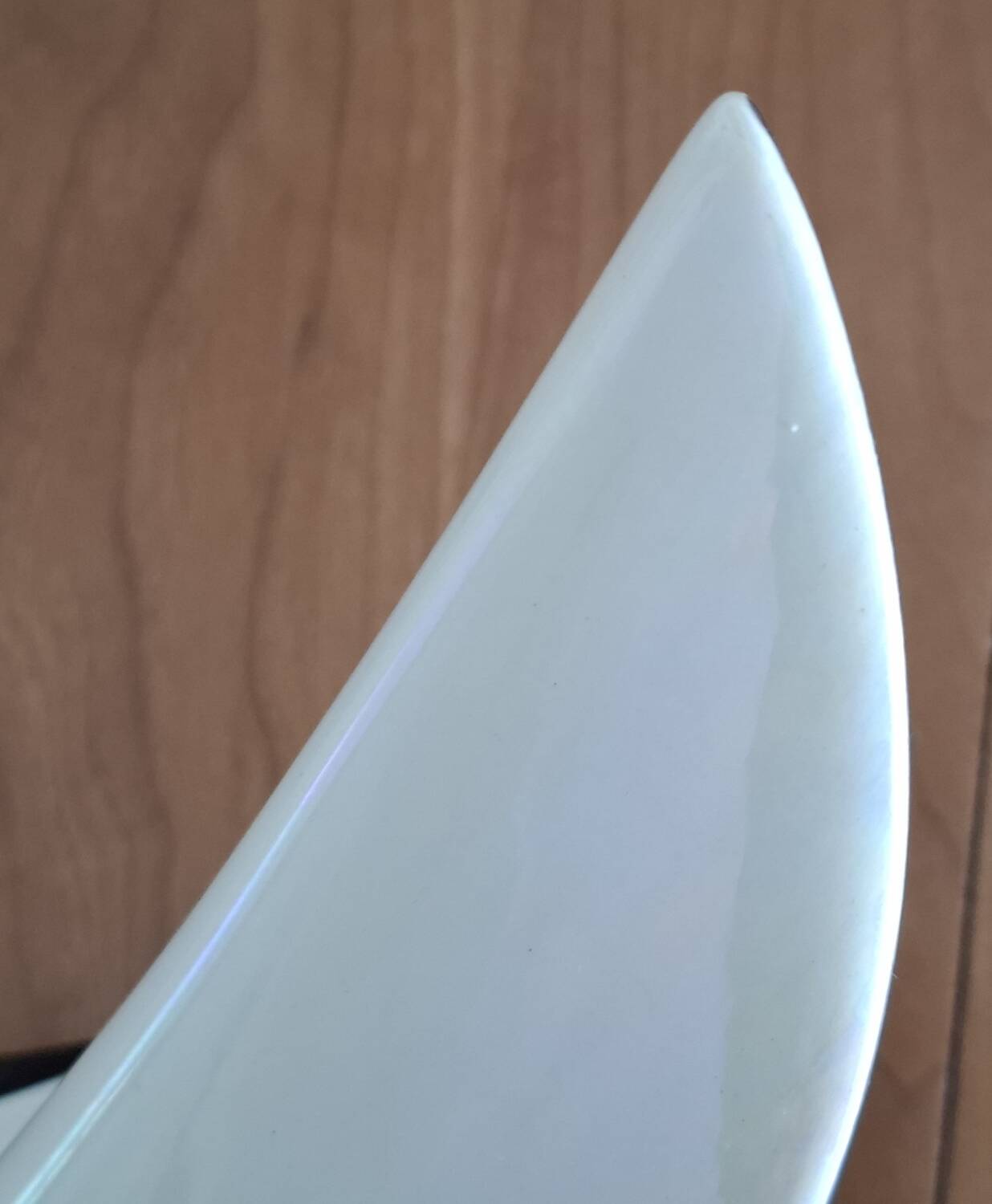 Vintage White and Blue Verceram Fruit Bowl