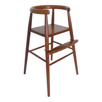 Vintage Teak Model 115 Childrens High Chair By Nanna Ditzel For Kolds Savva