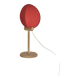 Lampe italienne en bois et coton