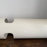 Kartell Gino Colombini white plastic umbrella stand from the 70s