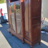 1925 office library in solid waved mahogany