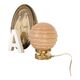 Lampe art deco rose