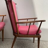 Paire de fauteuils éventail Baumann