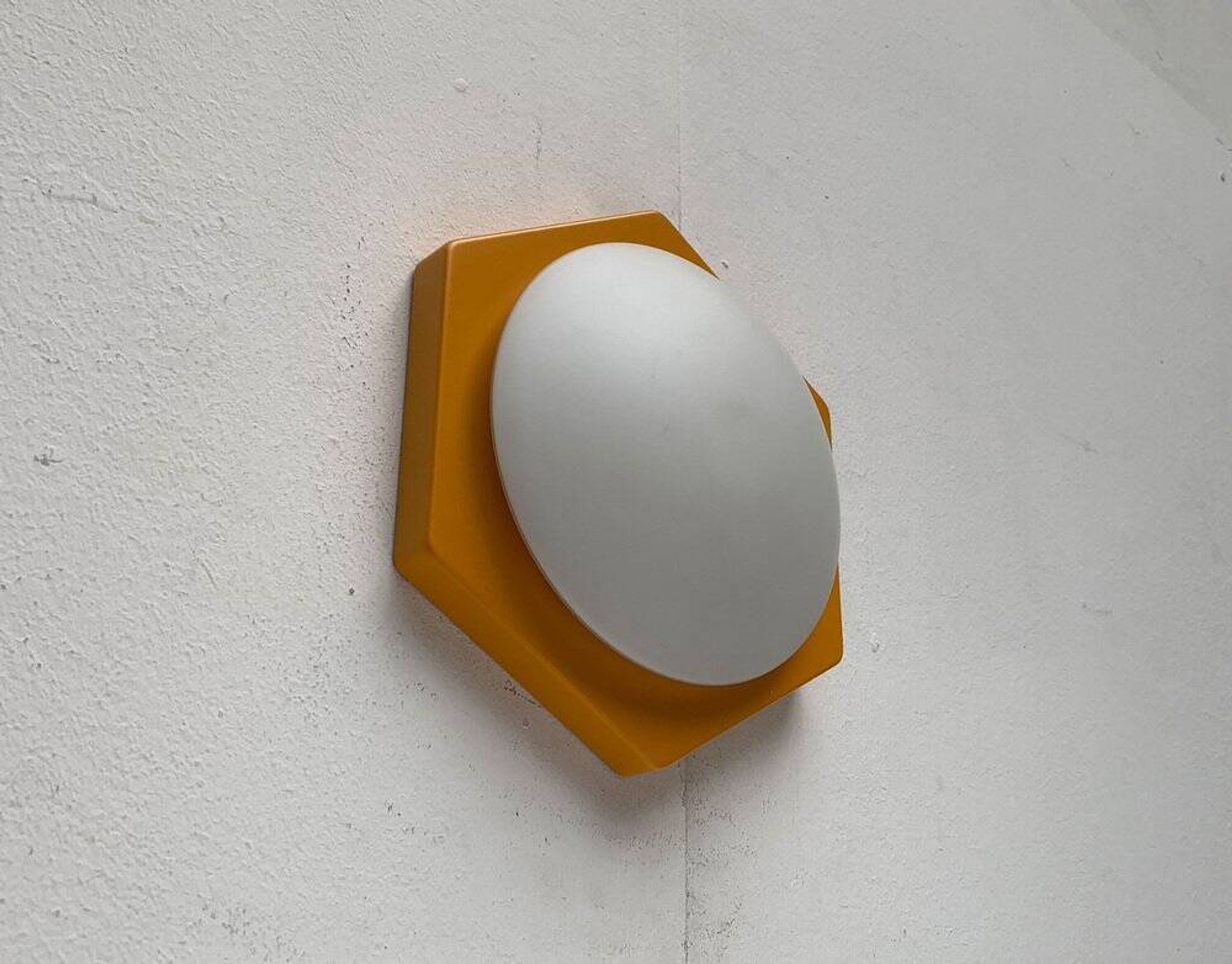 Vintage Space Age wall lamp by Rolf Krüger for Paul Neuhaus, 1970s