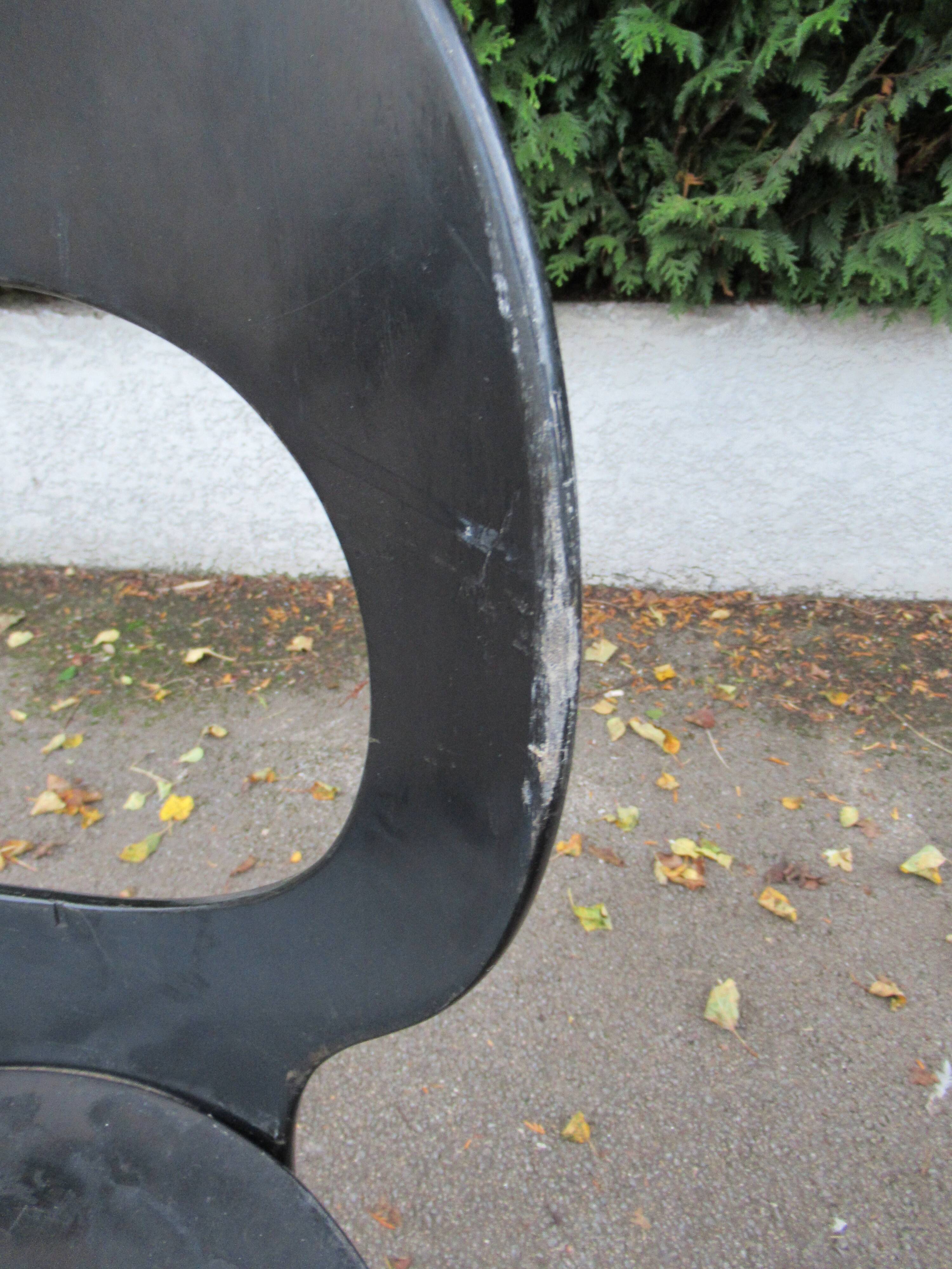 Paire de chaises baumann modèle "mouette"