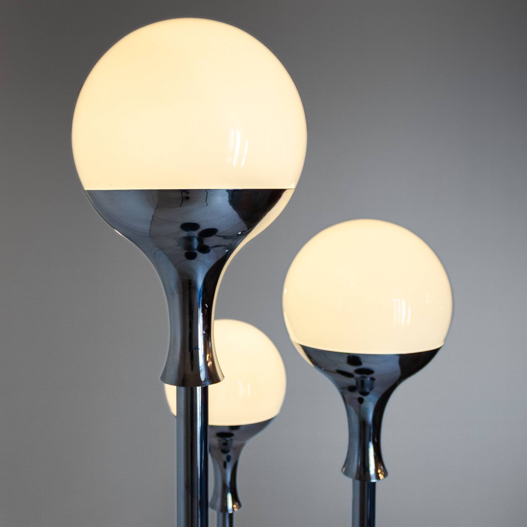 Set of Three Vintage Floor Lamps, Italian Design in the style of Artemide,