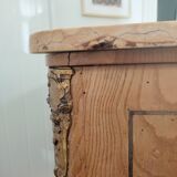 Louis XVI style wooden sideboard