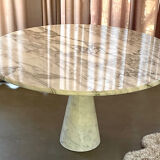 Angelo Mangiarotti white marble dining table model M1