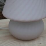 Vintage opal glass lamp – Murano style