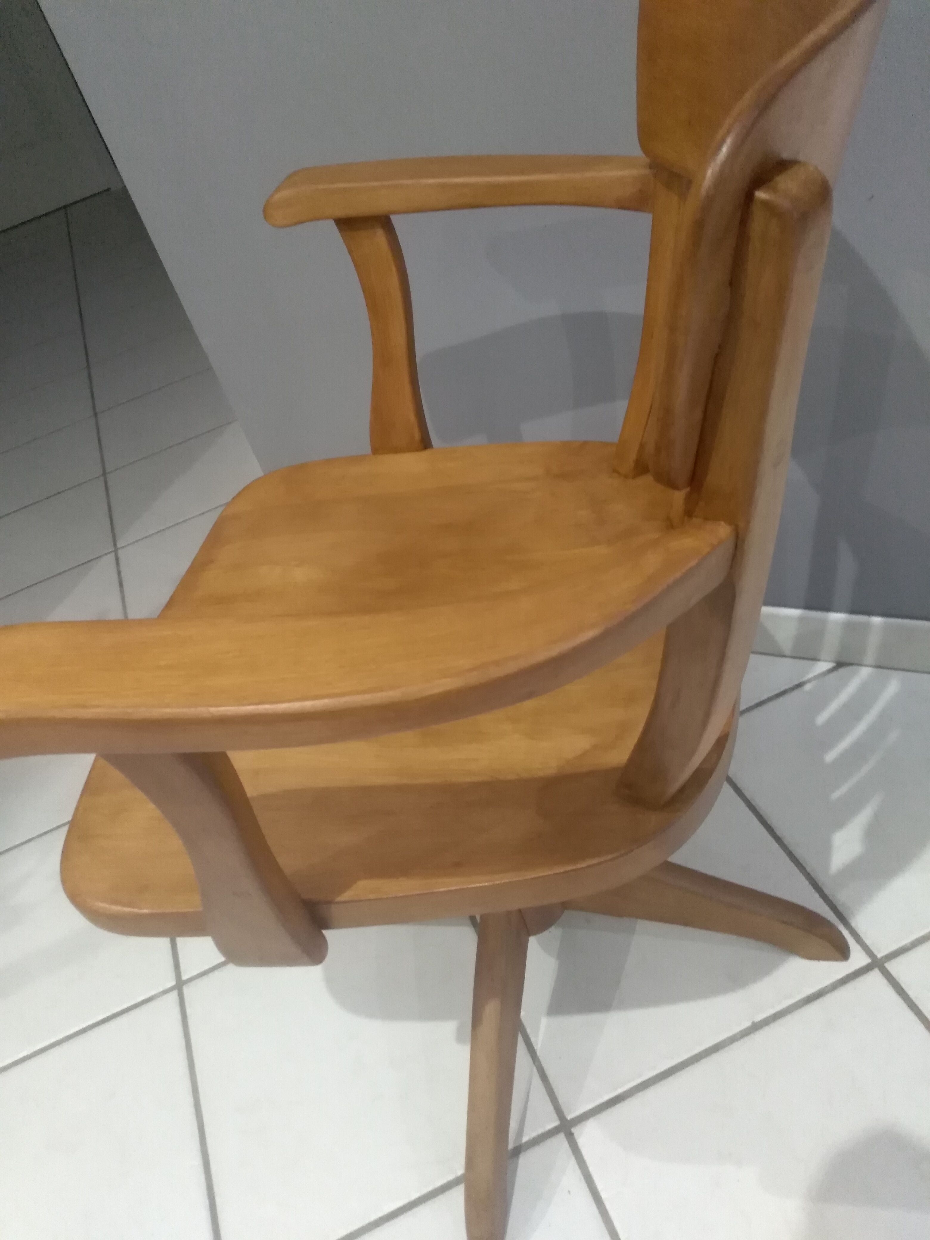 Fauteuil de bureau américain Stoll, 1920