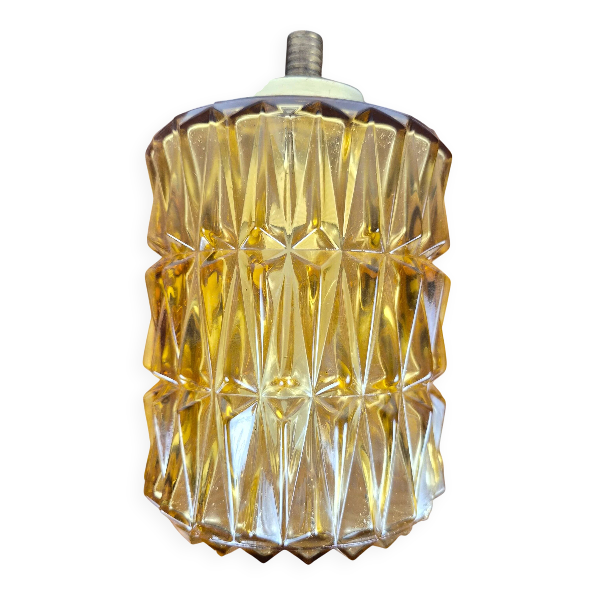 Wall lamp in rosewood, brass and glass, Denmark, 1960.