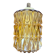 Wall lamp in rosewood, brass and glass, Denmark, 1960.