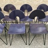 Set of 36 stackable chairs by Walter Leeman for Kusch & Co