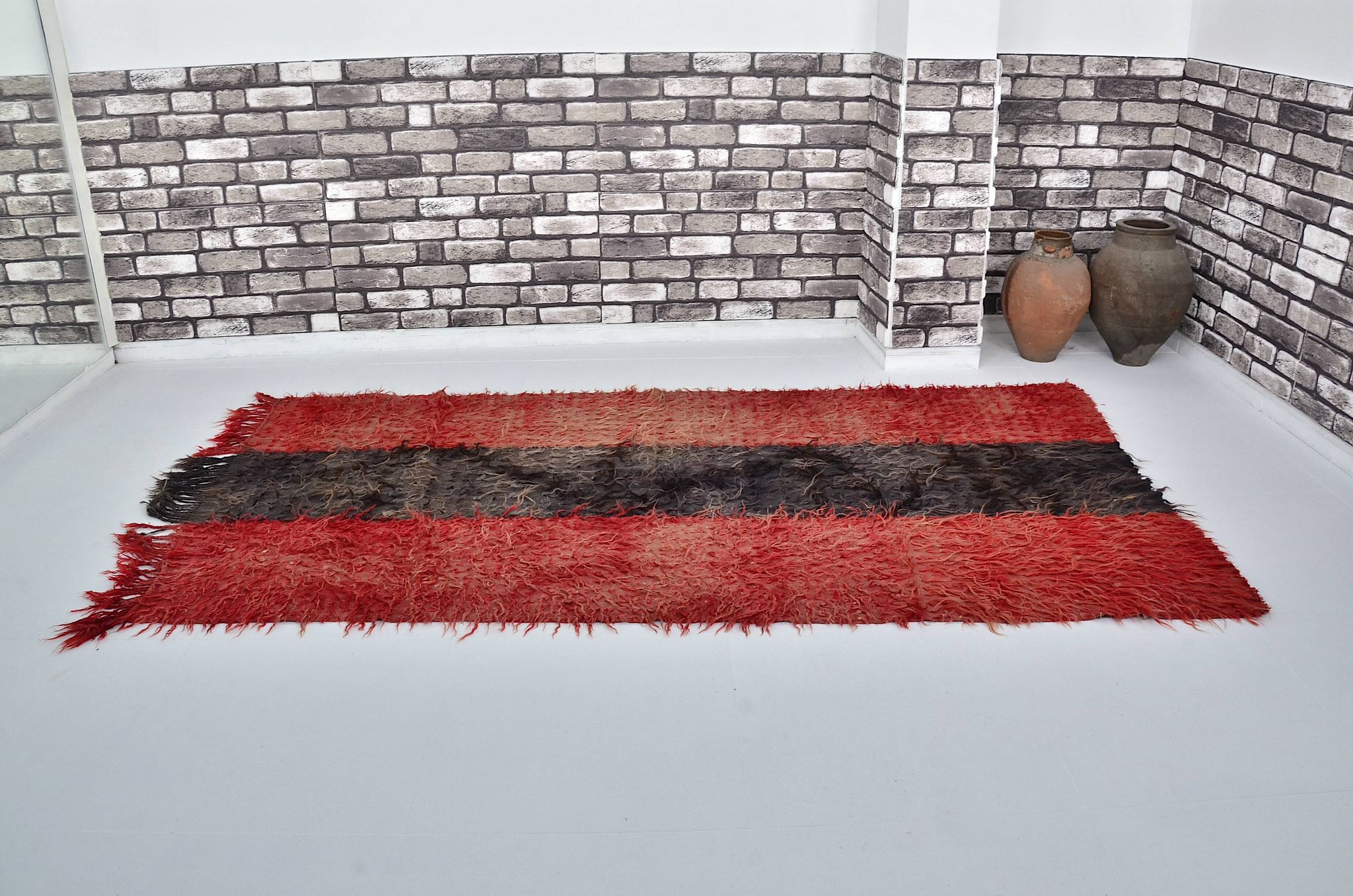 Vintage Turc Angora Wool Kilim sku 3064