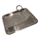 Christofle Vertigo Yainville silver-plated rectangular tray