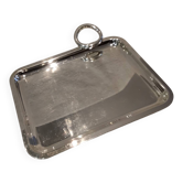 Christofle Vertigo Yainville silver-plated rectangular tray