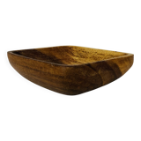 Scandinavian square teak pocket emptier, 1960s