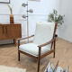 2 fauteuils scandinaves retapissés