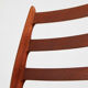 Chaises de salle à manger modèle 78 par Niels O. Møller pour J.L. Møllers